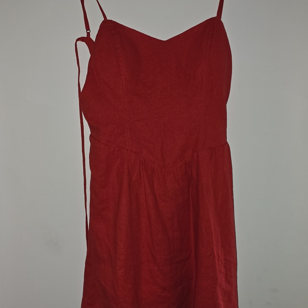 Hollister Red Mini Skort Dress